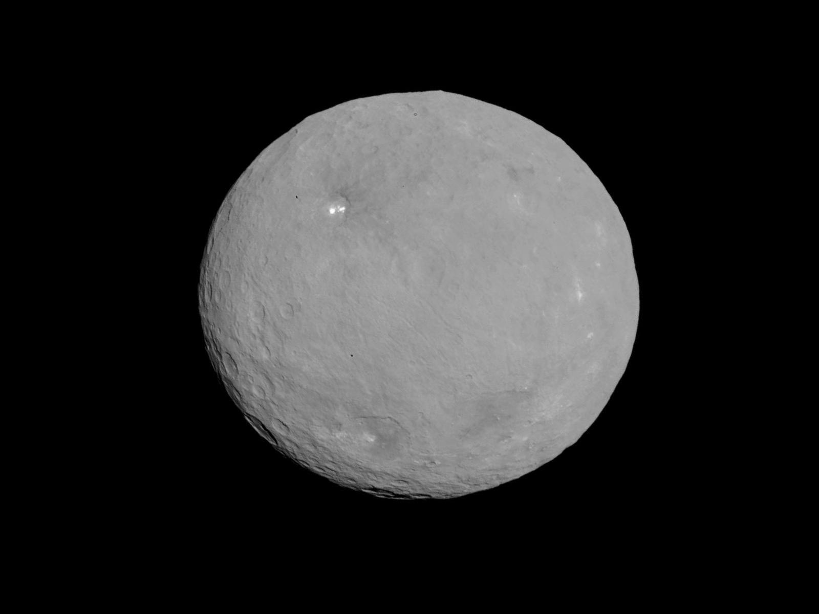 Ceres with white spots
